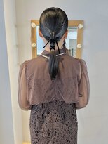 お呼ばれアレンジ♪20代30代大人可愛いタイト編みおろし