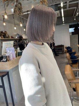 ノーム(NORME) 人気order＊大人ベージュ×切りっぱなしボブ　担当" non "