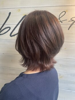 ブレス ヘアアンドスパ 湘南台(bless hair spa)の写真/【湘南台駅西口徒歩30秒】白髪染めは暗いだけじゃない！おしゃれを楽しめる明るい白髪染めが人気◎