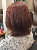 ミルクティーベージュカラーくびれヘアグレージュカラー韓国