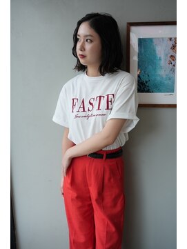 アルウ(Aru) ふんわりウェーブボブ