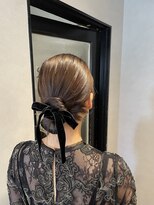 ハイル(KHAIR)&nbsp;結婚式アレンジ/お呼ばれヘア/リボンアレンジ/金城二千夏