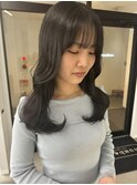 10代20代30代大人かわいい韓国風ダークアッシュオルチャンヘア