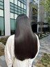 プレミアム髪質改善美髪ストレート（リタッチ）+カット