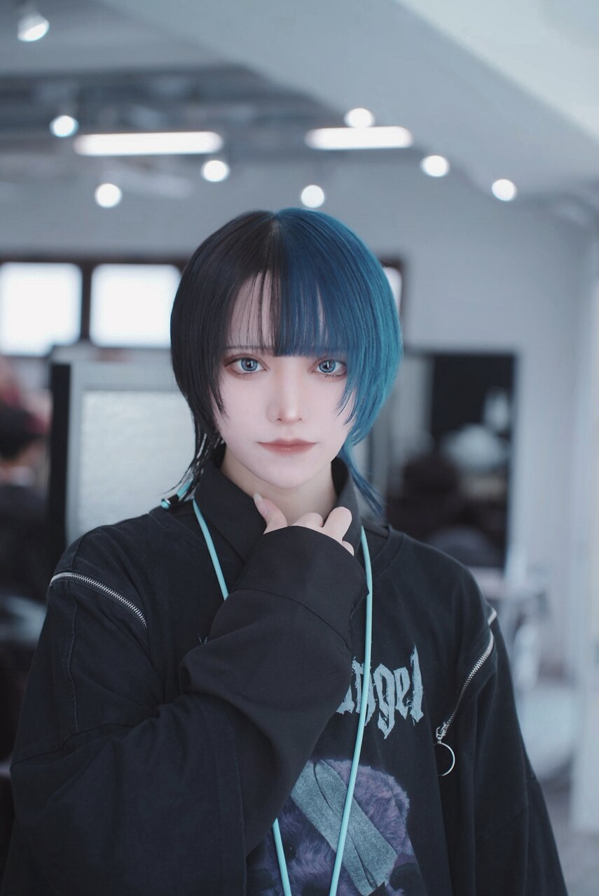 中性ウルフ/メンズウルフ/ウルフカット/ツートーンカラー：L236948180