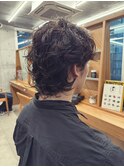 メンズパーマ/ショートウルフ[表参道駅/明治神宮前駅]