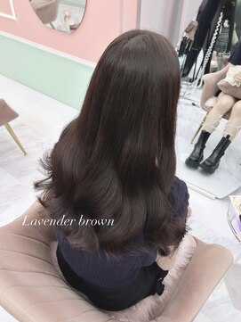 ガーランド(Girland) 【girland】ラベンダーブラウン/韓国風/レイヤーカット