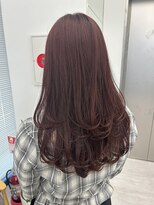 ビューナゴヤ 名駅(VIEW NAGOYA)&nbsp;レイヤーカット/ロングレイヤー/似合わせカット/ピンクカラー