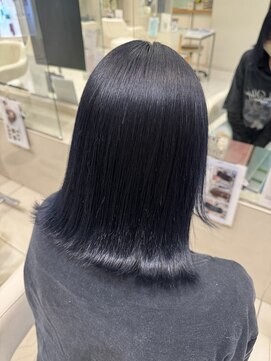 アヴァンス 深井店(AVANCE.) ブルーブラック×外ハネボブ