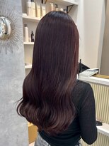 ポジ(poji)&nbsp;髪質改善カラー　艶カラー　ブラウンカラー　ミディアム