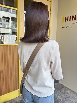 ヒントステーション(HINTSTATION) 〈浅草 半個室〉髪質改善/ローズピンク