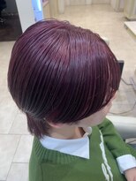 アッシュ 仙川店(Ash)&nbsp;ピンクパープルカラーデザインカラーブリーチありダブルカラー