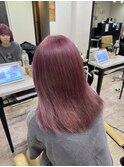 ペールピンクレイヤーカットケアブリーチ韓国所沢
