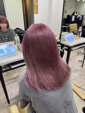 プライズ 所沢プロぺ通り店(prize) ペールピンクレイヤーカットケアブリーチ韓国所沢