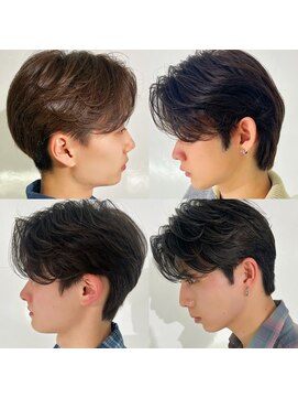 プロミルサロンギンザ(Promille salon GINZA) メンズヘア！韓国フェザーパーマ　コンマヘアカルマヘア395