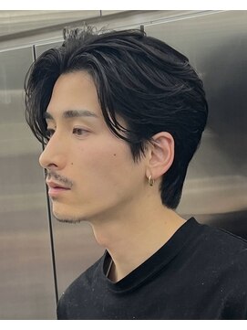 レタッチ バイ フィフス 天神大名(RETOUCH by fifth) 天神メンズパーマフェザーパーマシャドウパーマセンターパート