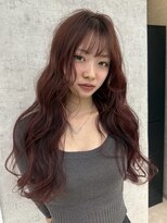 バングス(BANGS)&nbsp;レッドブラウン×ロング