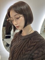 デディトゥ(dedyto)&nbsp;札幌大通レイヤーカットハッシュカット髪質改善韓国ボブ顔周り