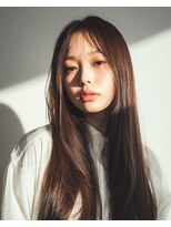 ハーツオオサカ(HE:ARTS OSAKA)&nbsp;センターパート×韓国ロング【梅田 韓国ヘア】