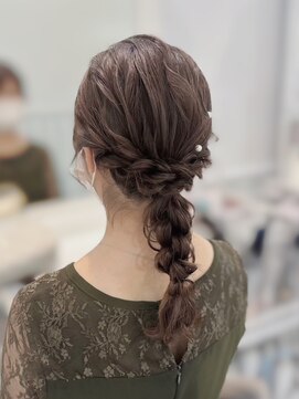 ヘアセットサロン ミント(Hair set salon MINT) ルーズ編みおろし☆