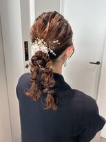 トリッカ シブヤ(TRICCA SHIBUYA) 編みおろしアレンジ/編み込み/ツインアレンジ/結婚式アレンジ
