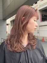 マッシュ アドベ 八戸ノ里(MASHU ADOBE)&nbsp;ブリーチ/ピンクブラウン/ミディアムレイヤー