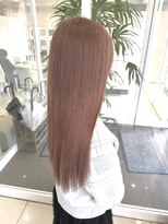 テーラヘアー 石岡店(TELA HAIR)&nbsp;ピンクベージュ　ブリーチカラー