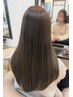 プラチナ配合で透明感、艶カラー♪ カット＆カラー＆Aujuaトリートメント