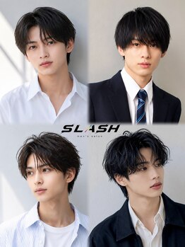 スラッシュ(SLASH)の写真/学割でお得に垢抜け*初パーマ、髪悩みもプロにお任せ◎［姫路/メンズ/カット/パーマ/ブリーチ/眉毛/短髪]