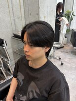クーラアオヤマ(Cura Aoyama) 曲がる縮毛矯正/メンズ縮毛矯正/センターパートウルフ/メンズ