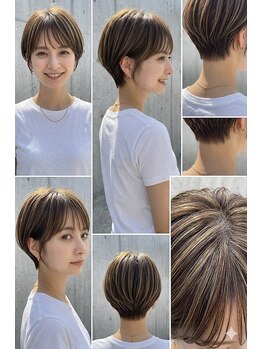ウィービーパセリ atre川越店(WE BE PARSLEY)の写真/ご要望や骨格に合わせたヘアスタイルを提案致します。大人可愛いショートボブ&ハイライトもおすすめ♪