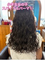 ティンカーベル(TINK‐A‐BELL)&nbsp;小学生女の子スパイラルパーマ