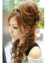 リラックスガーデンヘア(relax garden hair)&nbsp;ハーフアップスタイル