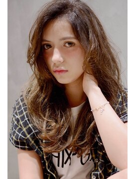 ミラバイグリーン(Mira by green) ★外国人風★「gradation」×「highlight」★-『long』-