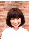 【品良く可愛く☆おまけにお手入れも簡単なボブ◎】