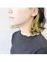 デコヘアーフラッペ(DECO HAIR frappe) ハニーイエローのインナーカラー