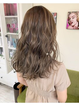 グルック ヘアー リラクゼーション 美章園店(Gluck Hair Relaxation) ハイライトグラデーション