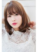 つやつやボブで内巻きワンカール【天使カラー】