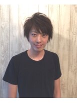 グランドライン(GRAND LINE)&nbsp;エアーインスフレヘアサイドパートアッシュブラック