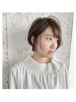 ノア ヘアデザイン 町田店(noa Hair Design)&nbsp;ひし形ショート×アッシュブラウン