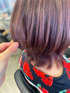 フレンズ 平岡店(friend's) 【札幌平岡　ウルフカット/ピンクカラー】　藤原有貴