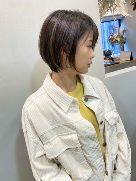 ヴィンス(vince) 極細ハイライト×ショートボブ♪