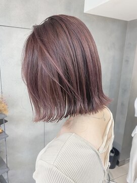 ヴェイン 渋谷(vain) 【vain#I】暖色ハイライトカラー＋ツヤボブ