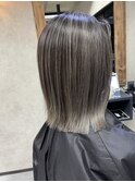 グレーベージュニュアンスカラーアッシュミルクティー