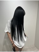 髪質改善カラー◆blue-blackでキメる美髪◆最高峰の艶髪