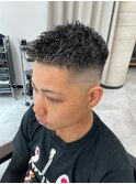 ツイストパーマクロップスタイル