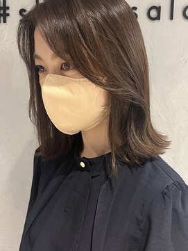 GBG 自由が丘 《After》仕上がりスタイル【白髪ぼかし脱白髪染めハイライト 】