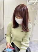 柔らかピンクブラウン