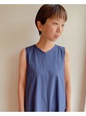 タイトなショートボブ