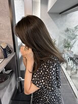 ノス 表参道(NOOS)&nbsp;髪質改善インナーグレージュピンクベージュマチルダボブNOOS根本